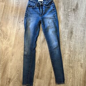 BKE Women's Skinny Jeans in Deep Blue